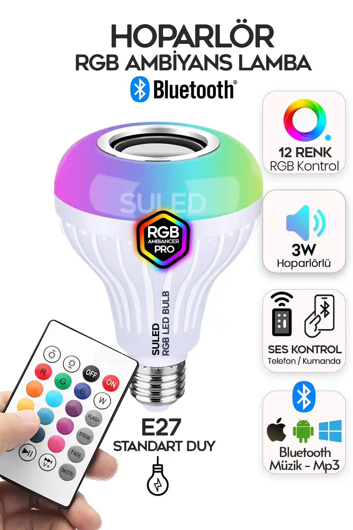 Yopigo Emc Music Bulb Bluetooth Hoparlör ve Akıllı LED Ampul Ürün İncelemesi