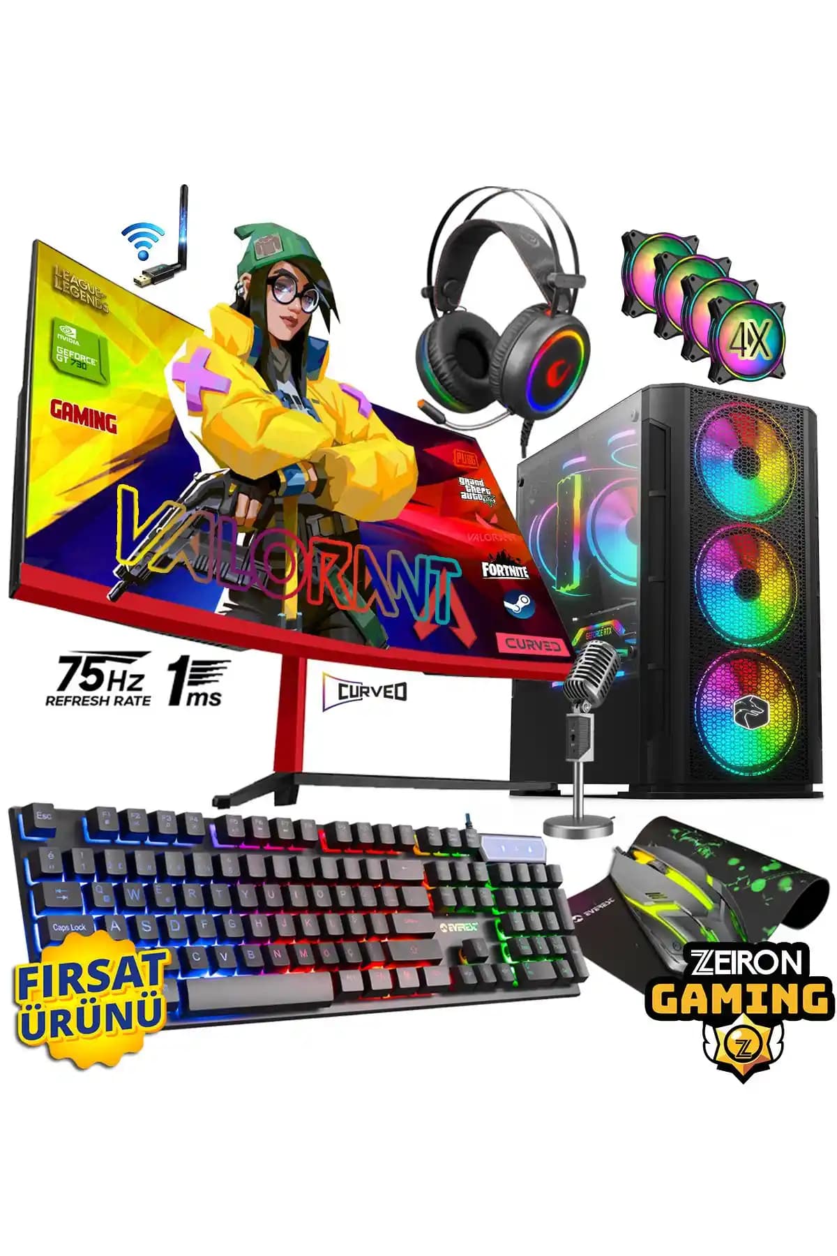 Zeiron CX44 I7 860 Masaüstü Bilgisayar Yüksek Performans ve Çok Amaçlı Kullanım İçin