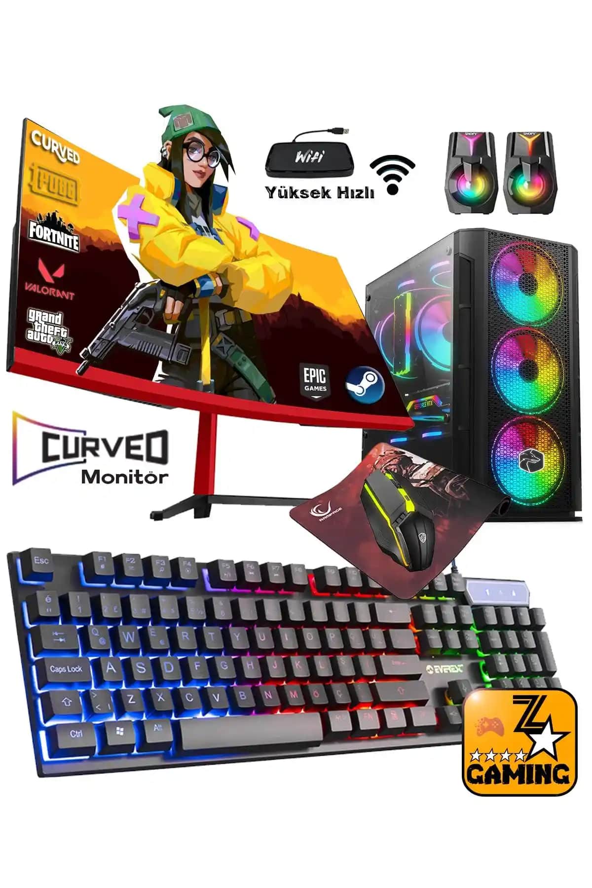 Zeiron Xforce P40: Yüksek Performanslı Oyun ve Profesyonel Kullanım Bilgisayarı