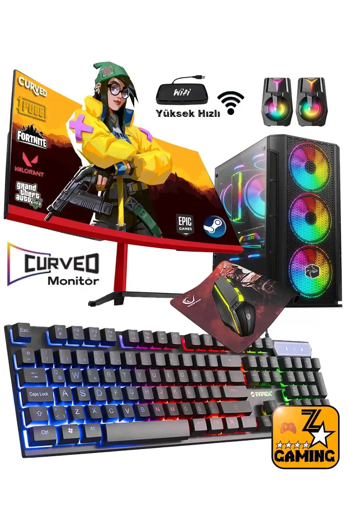 Zeiron Xforce P40: Yüksek Performanslı Oyun ve Profesyonel Kullanım Bilgisayarı