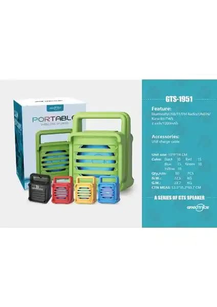 Brk Teknoloji GTS-1951 Taşınabilir Hoparlör İncelemesi ve Özellikleri