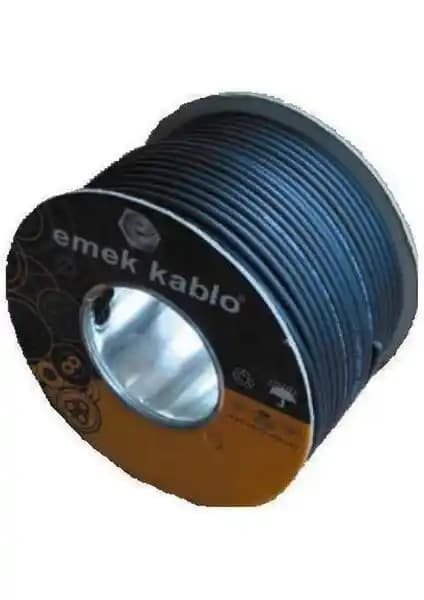 Emek EK-206 Profesyonel Stereo Kablo 1 Metre Uzunlukta Güçlü ve Dayanıklı Ses Kablosu