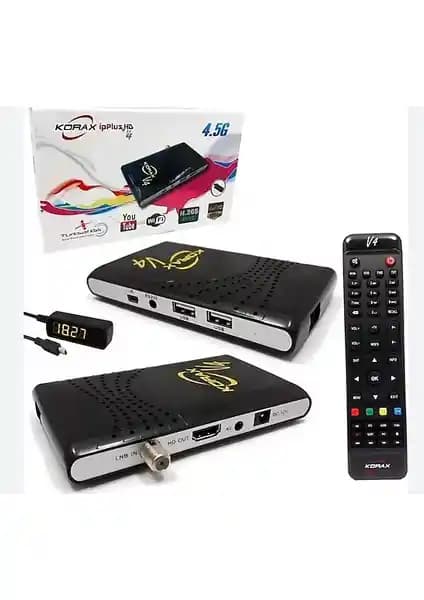 Korax V4 IP Plus WiFi Full HD 4.5G Uydu Alıcısı ile Yüksek Kaliteli Eğlence Deneyimi