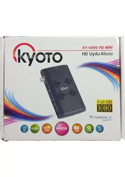 Kyoto KY-4000 Mini HD Uydu Alıcısı ile Yüksek Kaliteli Eğlence ve Geniş İçerik Seçenekleri