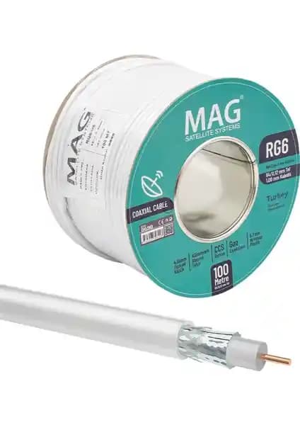 Mag Rg6/u6 1.00 mm 64*0.12 Tel Ccs Makaralı Anten Kablosu Özellikleri ve Kullanım Alanları