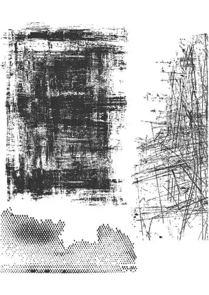 Mena Rise Anonymous Tim Holtz Yapışkan Pullar Dekorasyon ve Hobi Uygulamaları İçin