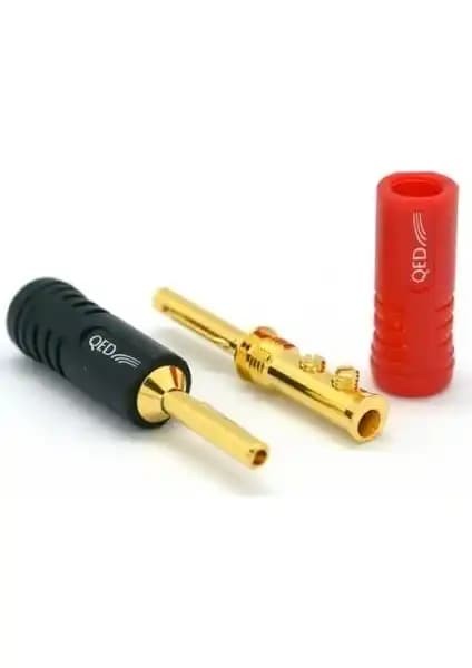 QED Qe-1870 Screwloc ABS 4mm Banana Konnektörleri ile Ses Kalitesinde Yüksek Performans