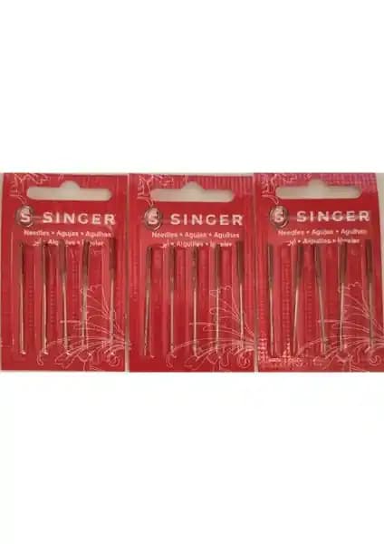 Singer 3 Paket 11 Numara Dikiş Makinesi Iğnesi - Kaliteli ve Güvenilir Yedek Parça