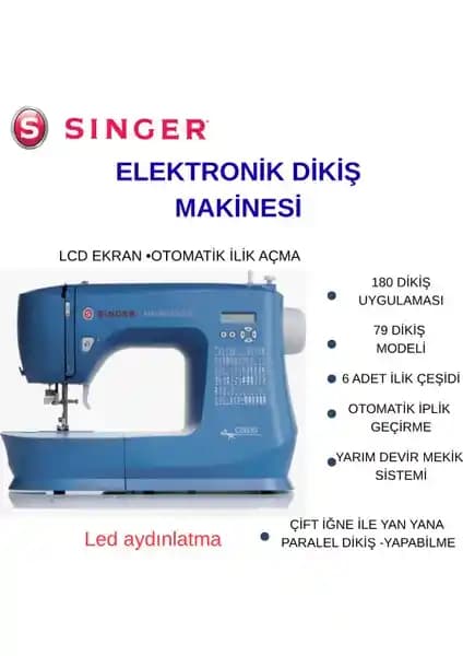 Singer C5635 Elektronik Dikiş Makinesi: Çok Yönlü ve Kullanıcı Dostu Dikiş Çözümü