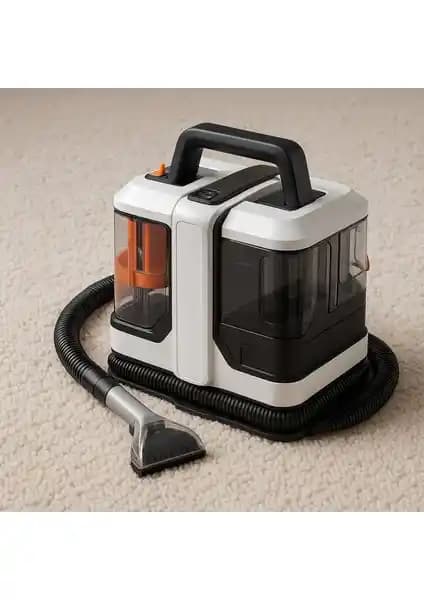 Siyah Çok Amaçlı Halı ve Koltuk Yıkama Makinesi Güçlü Temizlik Performansı ve Kullanım Avantajları