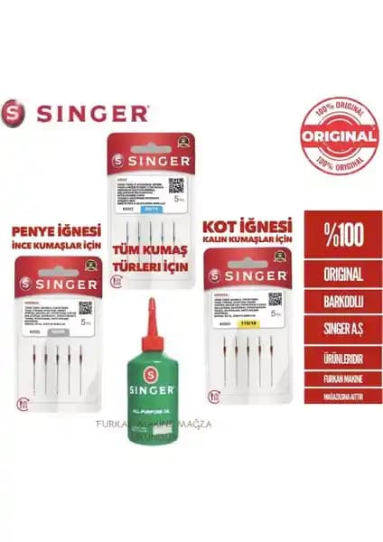 Teknotrust Ev Dikiş Makinesi Iğneleri ve Yağ Seti ile Dikiş Deneyiminizi Geliştirin