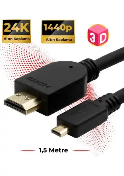 TTAF Micro HDMI to HDMI 4K 60Hz Görüntü ve Ses Aktarım Kablosu Özellikleri ve Kullanım Alanları