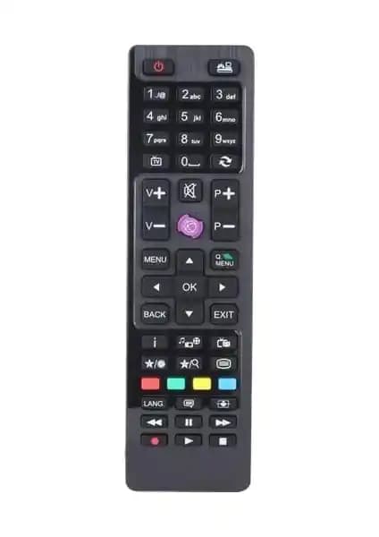 Vestel Weko Kl Serisi Mini Mor LCD Televizyon Kumandası Uyumlu ve Estetik Tasarım