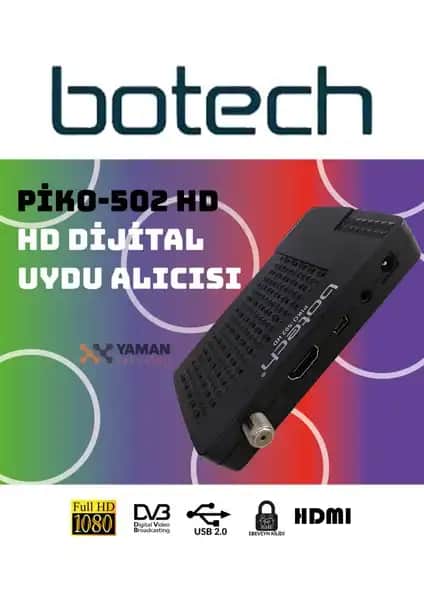 Botech Piko 502 Mini Full HD: Çok Yönlü, Yüksek Çözünürlüklü ve Kullanıcı Dostu Elektronik Cihaz