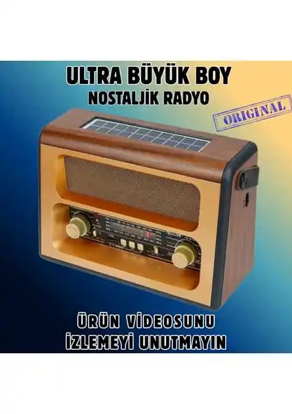 Dexxony Vintage Büyük Boy Bluetooth'lu Radyo: Estetik ve Teknolojinin Buluşması