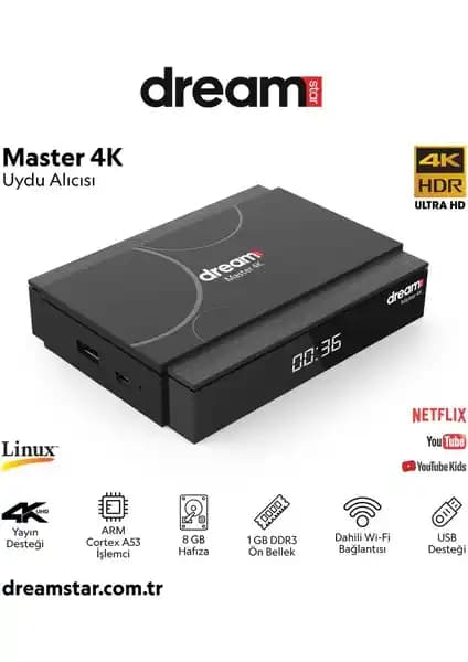 Dreamstar Master 4K: Yüksek Çözünürlük ve Akıllı Özelliklerle Modern Televizyon Deneyimi