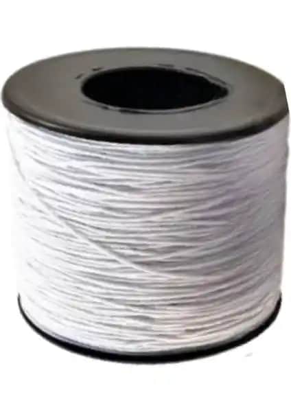 Gipe Lastik Beyaz 4-5 Metre: Dikiş ve Giyim Projeleri İçin Esnek Elastik Bant