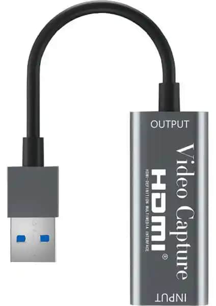 Microcase AL2622 USB 3.0 HDMI Video Yakalama Adaptörü yüksek çözünürlük ve ses kalitesiyle