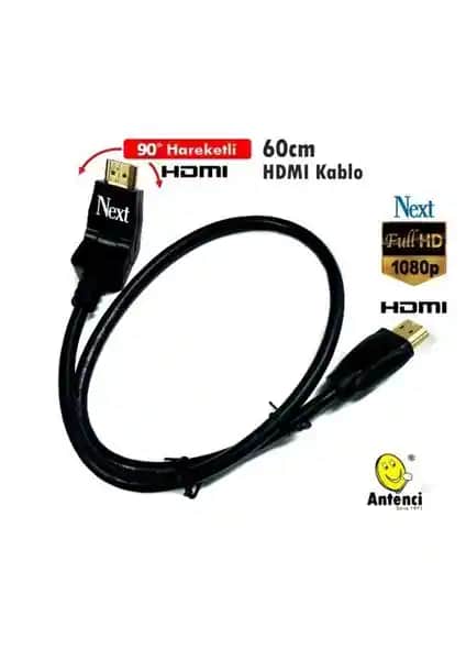 Next HDMI Ara Kablo 60Cm Yüksek Performanslı Kısa Mesafe Bağlantı Çözümü