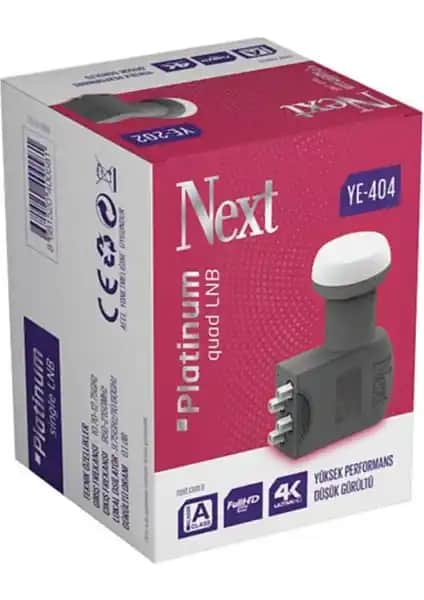 Next NextStar Dörtlü LNB: Yüksek Kalite ve Gelişmiş Teknoloji ile Uydu Sistemleri