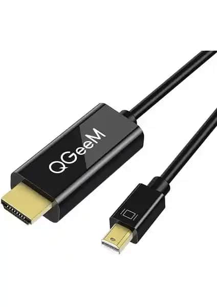 QGeeM Mini DisplayPort'tan HDMI'ye Kablo ile Yüksek Kalite Görüntü ve Ses Aktarımı