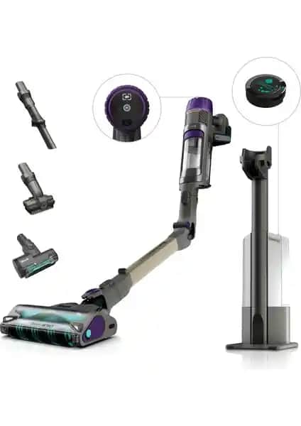 Shark Powerdetect Clean&empty Pet: Otomatik Toz Boşaltmalı Güçlü Dikey Şarjlı Süpürge