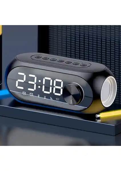 TeknoFaji Çok Fonksiyonlu Bluetooth Dijital Masa Saati Modern Yaşam İçin Çok Yönlü Çözüm