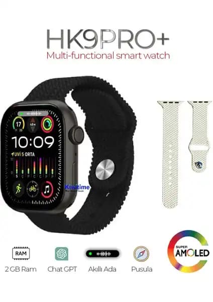 Case 4U C4U K1 ve Kiwitime Watch 9 Serisi Hk9 Pro Plus Akıllı Saatleri Karşılaştırması 2