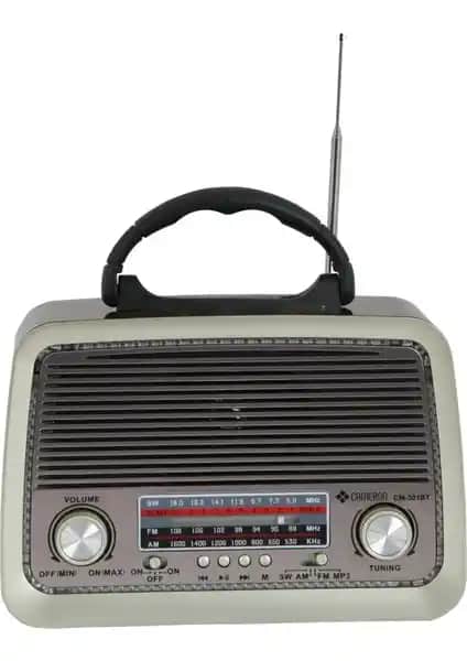 Cannavaro CN-301 Bt Nostaljik Radyo: Modern Tasarım ve Çok Fonksiyonlu Taşınabilir Radyo
