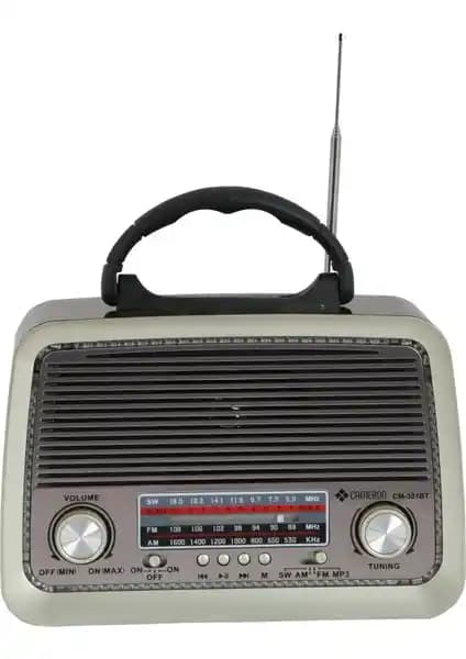 Cannavaro CN-301 Bt Nostaljik Radyo: Modern Tasarım ve Çok Fonksiyonlu Taşınabilir Radyo
