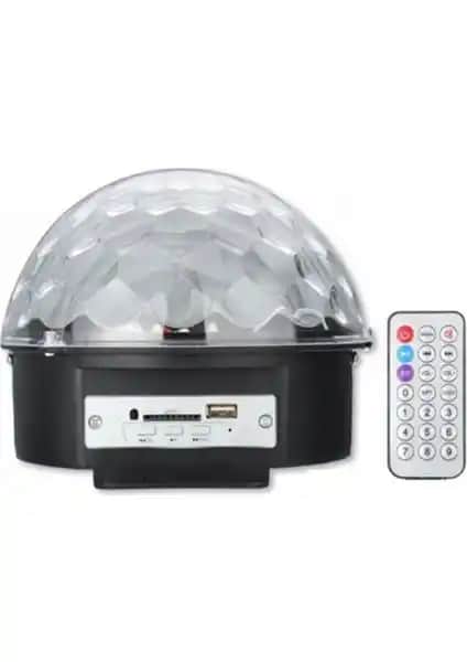 Dehalimited Disko Topu RGB Bluetooth Hoparlör: Renkli ve Güçlü Sesli Eğlence Cihazı