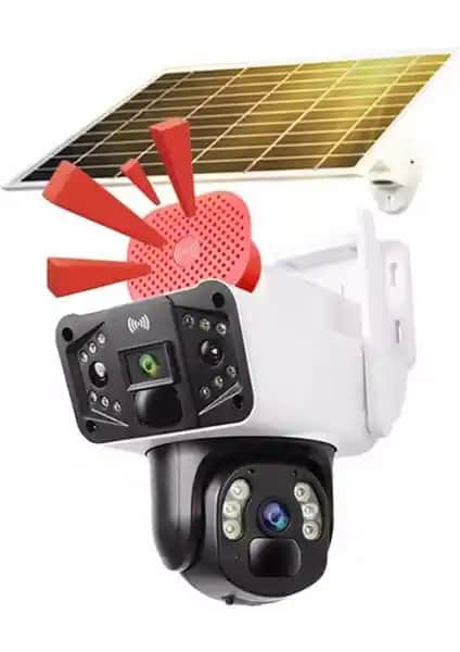 Drs Pro 3915 4G 6 MP Dual Lens Solar PTZ Kamera Güvenlik ve İzleme Çözümleri