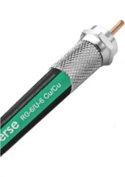 Erse RG6U6 Tam Bakır Cu/Cu Anten Kablosu Yüksek Performans ve Güvenilirlik