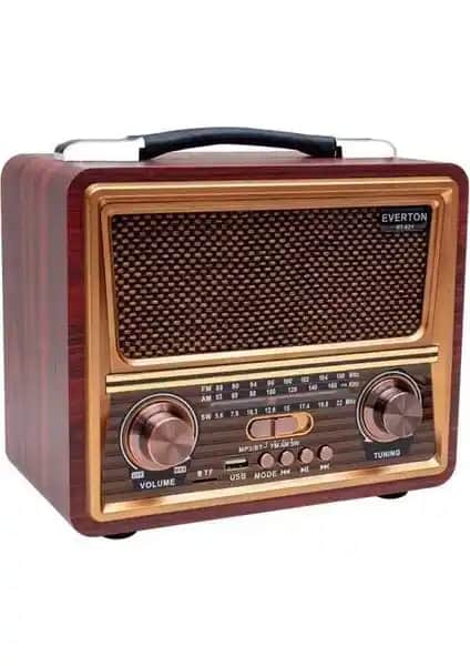Everton RT-821 Bluetooth FM Radyo: Nostaljik Tasarım ve Üstün Ses Kalitesi
