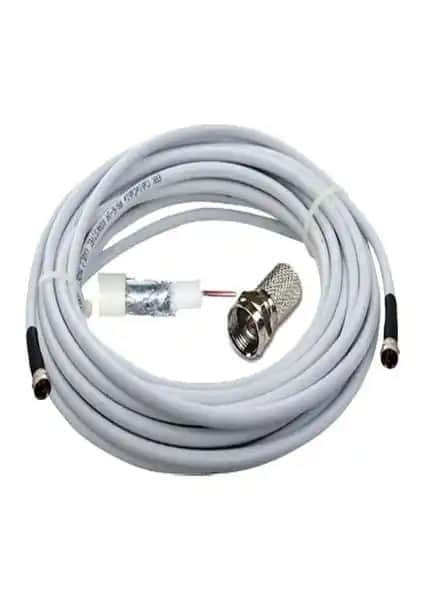 Herz RGU6 Çanak Anten Kablosu 15 Metre Yüksek Kalite ve Dayanıklılık Sağlar