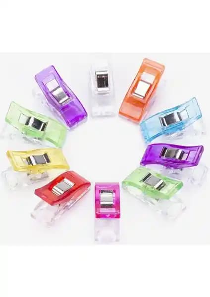 Kezban Tekstil Dikiş Nakış Kumaş Sıkıştırma Mandalları Dayanıklı ve Kullanışlı Tekstil Aksesuarı