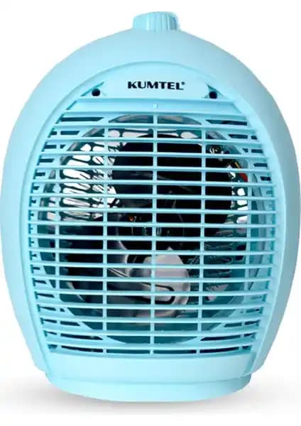 Kumtel Fanlı Isıtıcı 2000 W LX-6331 Mavi: Kompakt ve Güçlü İç Mekan Isıtma Çözümü