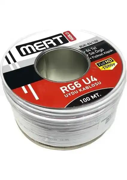Mert Kablo RG6U4 Uydu Anten Kablosu: Yüksek Kalite ve Güvenilir Bağlantı Çözümü