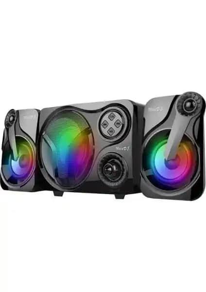 Music DJ SP60 2+1 USB 12W Bluetooth Ses Sistemi ile Etkileyici Müzik Deneyimi