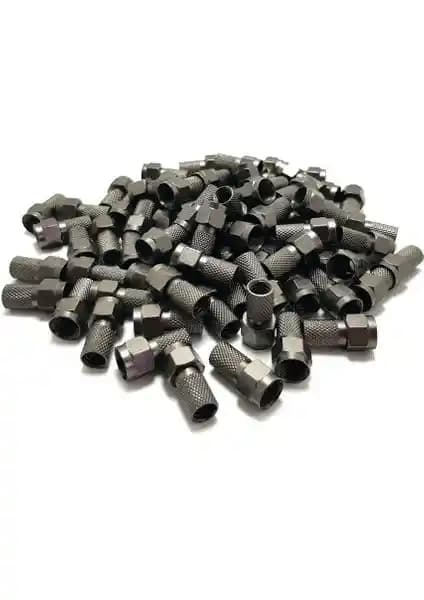 Showmax RG6-U6 Siyah Kontaklı F Konnektör: Güvenilir ve Yüksek Kalite Bağlantı Çözümü