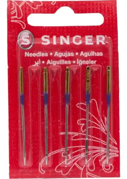 Singer 16 Numara Dikiş İğnesi: Dayanıklı ve Çok Yönlü Ev Tipi Dikiş Aksesuarı