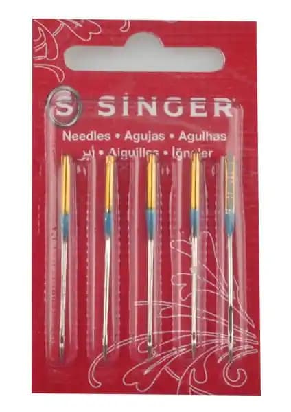 Singer 2045-14 Tek Jarse İğnesi: Orta Ağırlıklı Kumaşlar İçin Güvenilir ve Dayanıklı Dikiş İğnesi
