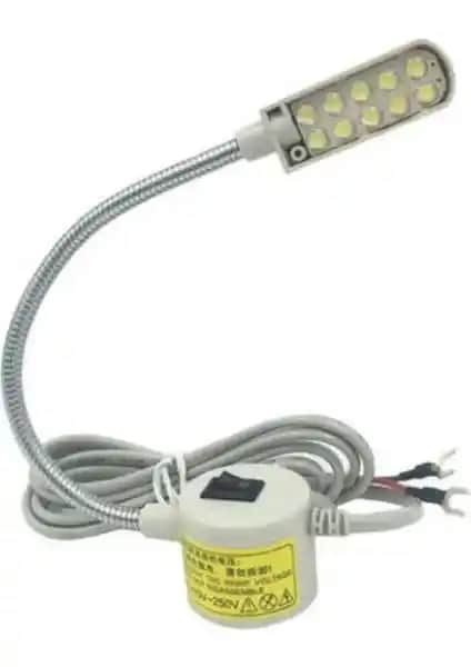 Tokia Spiral Dikiş Makinası Lambası: Güçlü LED Işık ve Mıknatıslı Tasarım