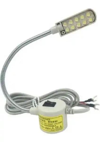 Tokia Spiral Dikiş Makinası Lambası: Güçlü LED Işık ve Mıknatıslı Tasarım