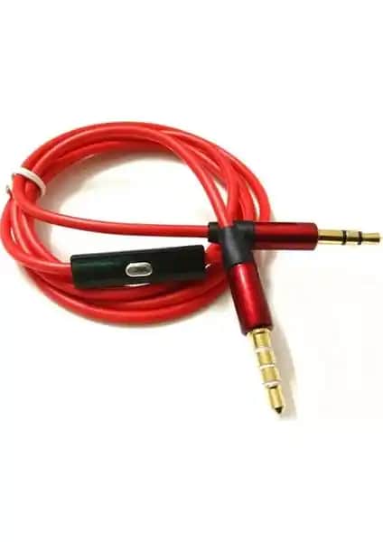 UltraTekno Ultra Mikrofonlu Aux Kablo: Yüksek Ses Kalitesi ve Dayanıklılık İçin İdeal