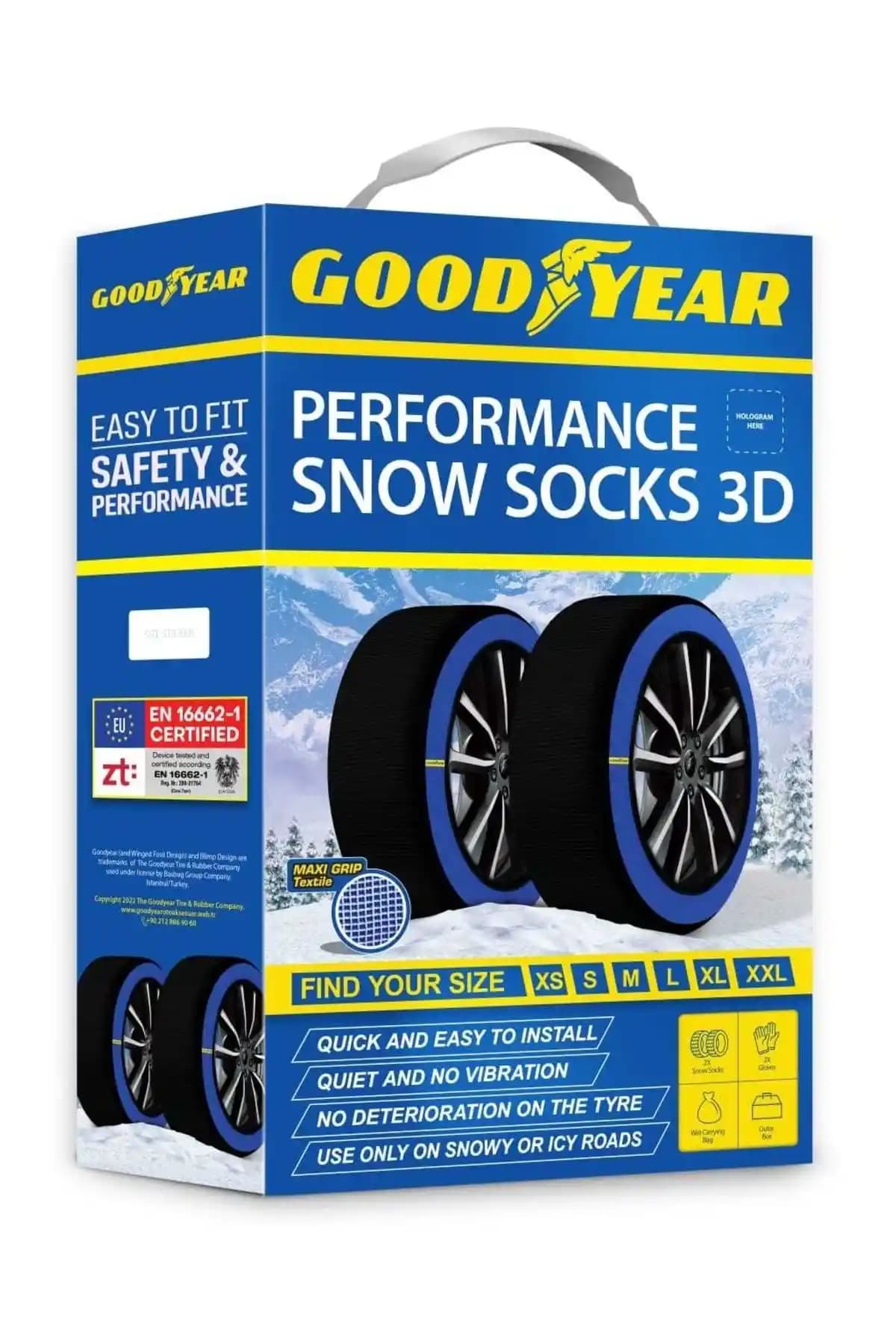 Goodyear Kar Çorabı ve Matte Active Series Kar Çorabı Kar Sürüş Güvenliği İçin Karşılaştırması
