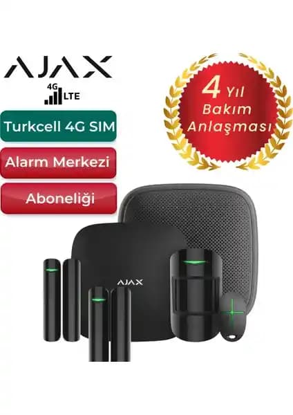 Ajax 4G Sim Kartlı Alarm Sistemi: Modern ve Güvenilir Güvenlik Çözümü