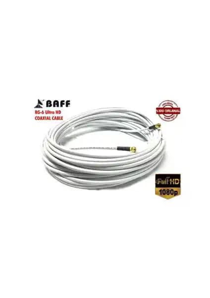 BAFF Germany 15 Metre RG6 Anten Kablosu Yüksek Performans ve Kolay Kurulum