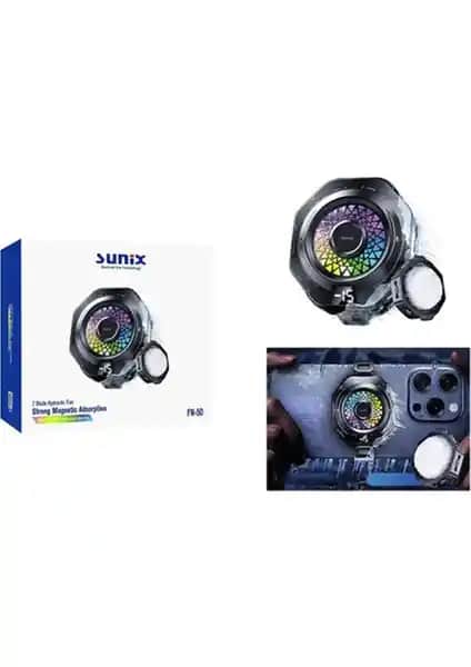 Belirtilme<miş> Fn-50 RGB Işıklı Manyetik Telefon Soğutucu Performans ve Estetik Bir Çözüm
