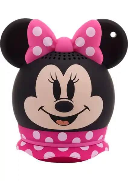 Bitty Boomers Minnie Mouse Pembe Lisanslı Mini Bluetooth Hoparlör Performans ve Şıklık Bir Arada